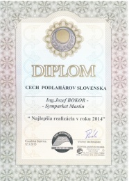 Diplom - najlepšia realizácia, Cech podlahárov 2014